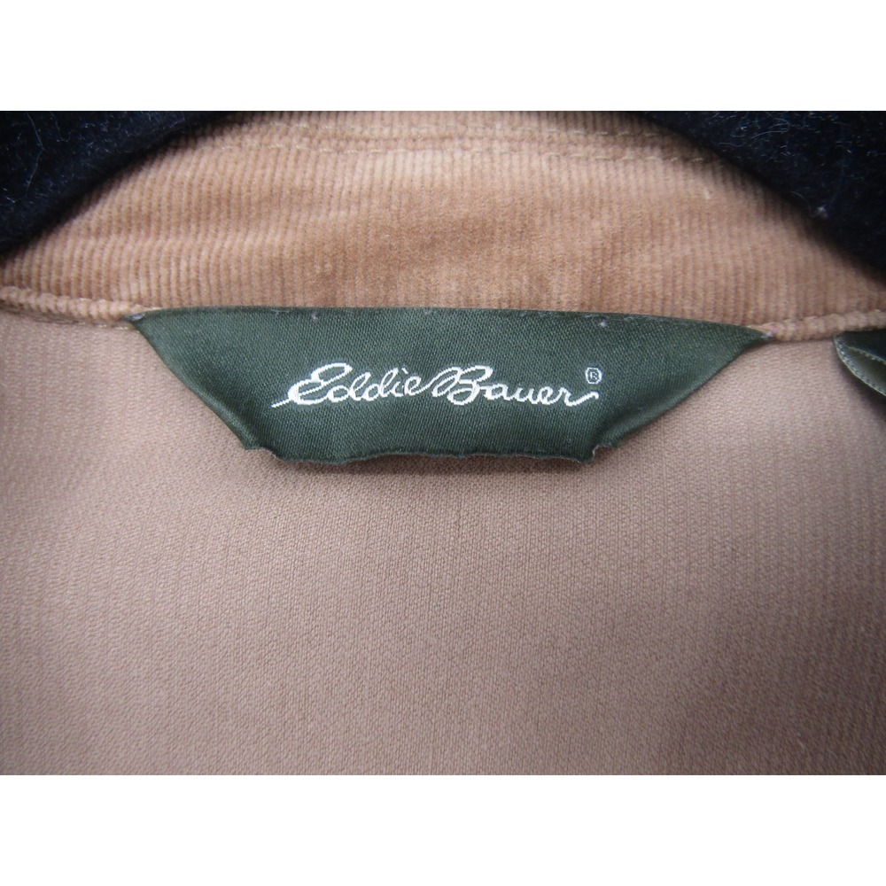 Eddie Bauer Corduroy Blazer Jacket Womens 16W Brown‎ Stretch Cotton 3-Pocket - Picture 5 of 9